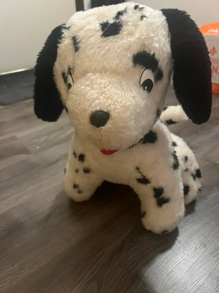 leuke mooie en grote knuffel Dalmatier hond, Ophalen of Verzenden, Zo goed als nieuw