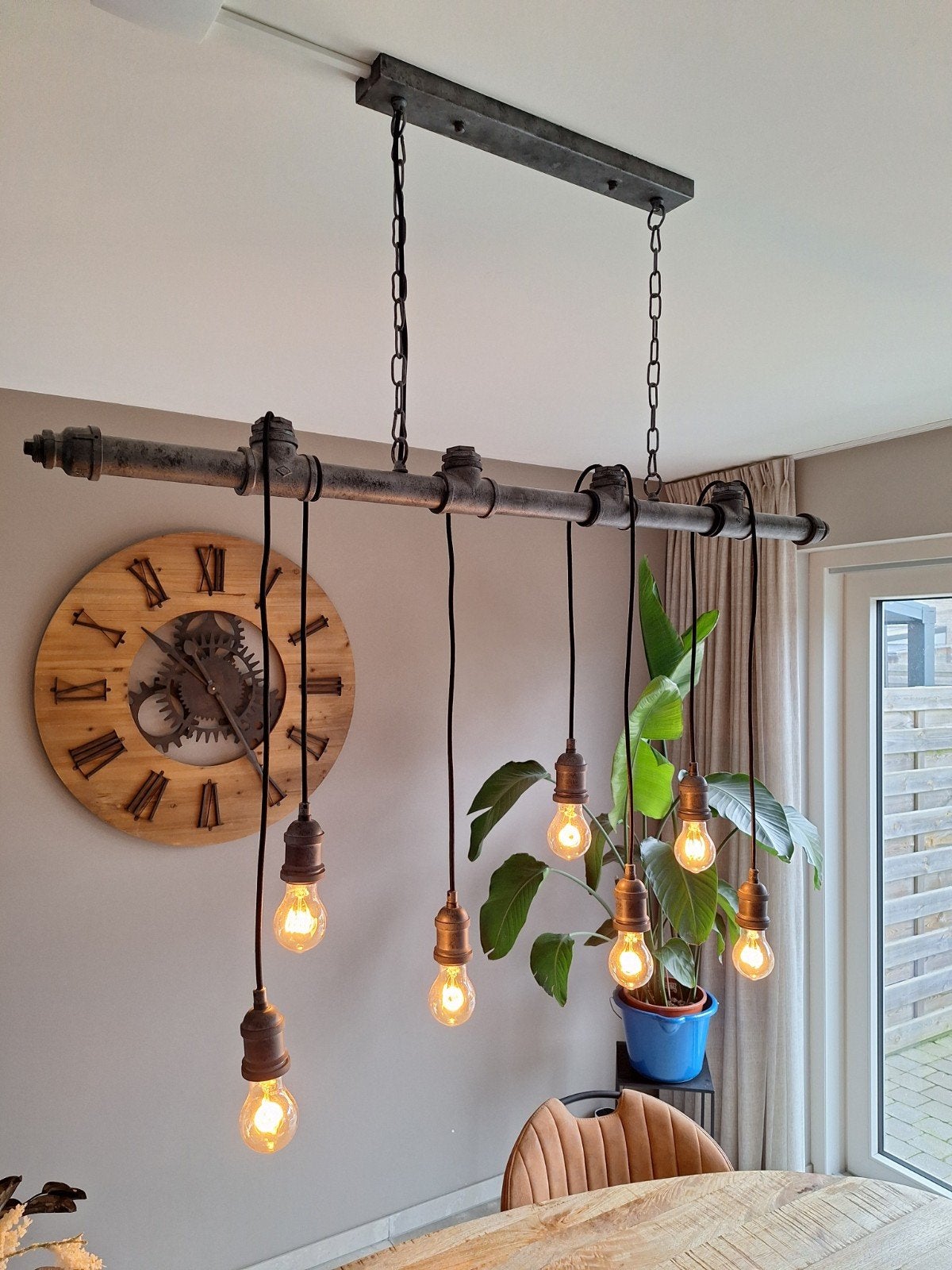Industriële hanglamp (moet dringend weg), Ophalen, Metaal, Industrieel