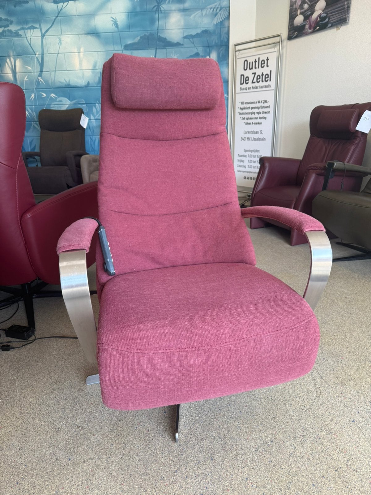Prominent sta op stoel relax fauteuil gratis bezorging