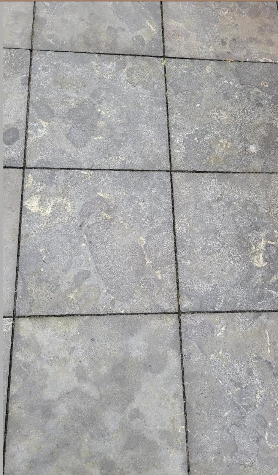Chinees hardsteen terrastegels, 80x80x3, 44 stuks, 27 m2, Ophalen, Gebruikt, Natuursteen, Terrastegels