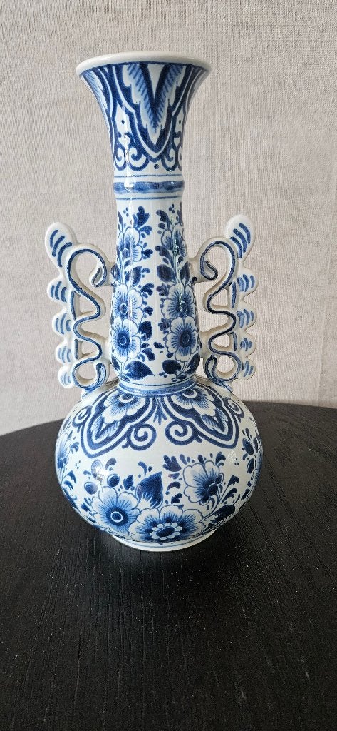Delfts blauw vaasje van Oud Delft, Ophalen of Verzenden