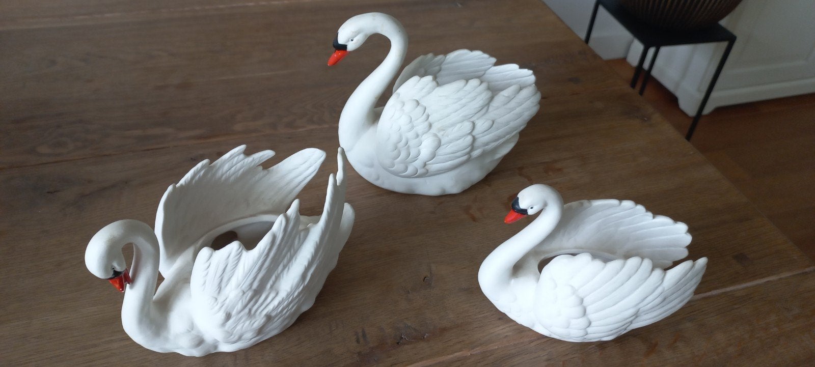Set van 3 Goebel zwanen beeldjes, Ophalen of Verzenden