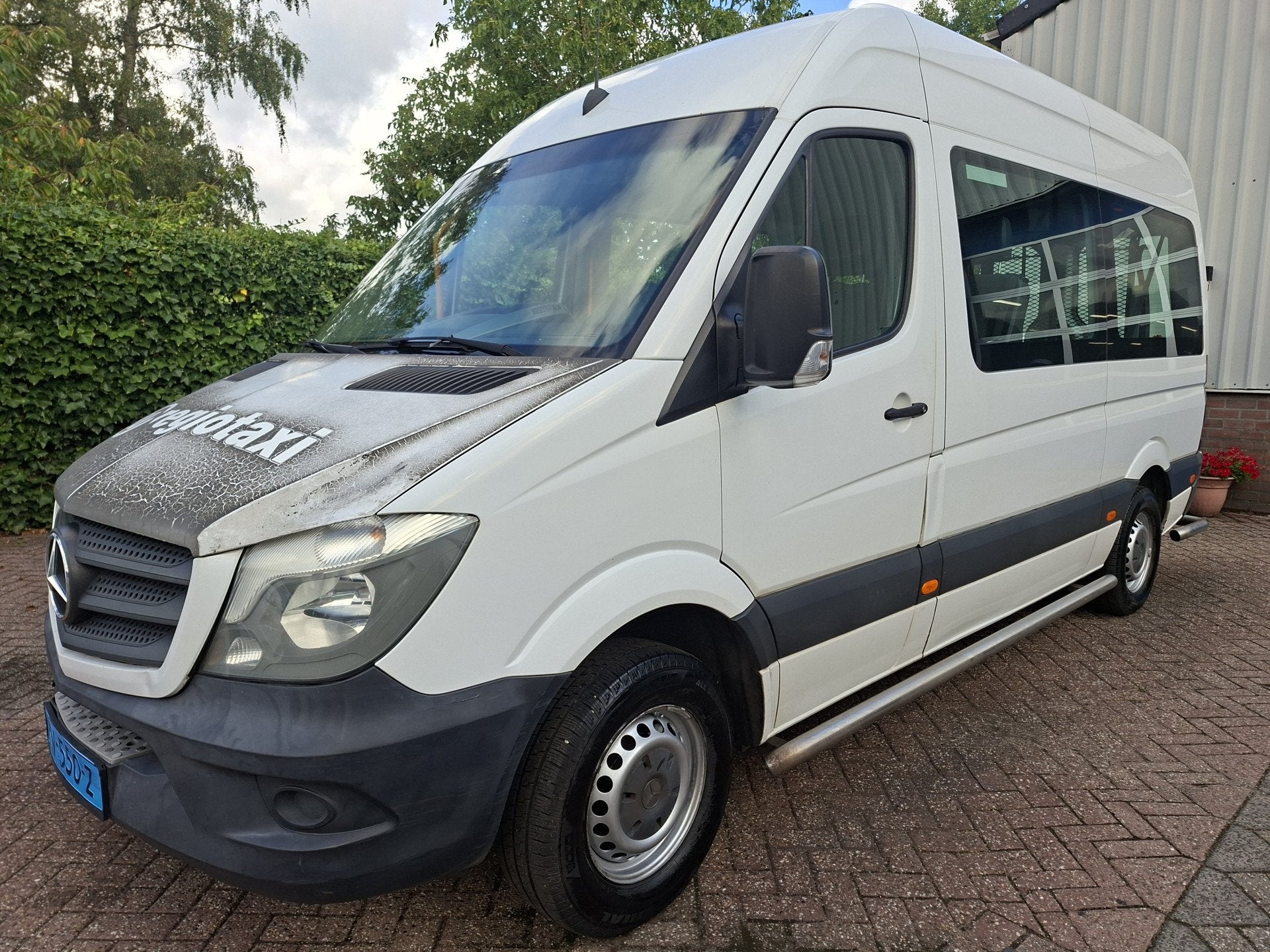 Mercedes-Benz Sprinter 316 NGT 8750.- INCL BTW AARDGAS ROLST, Auto's, Automaat, Gebruikt, Wit, Origineel Nederlands