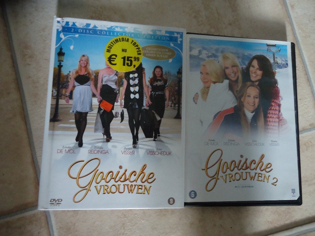 De 2 bioscoopfilms - Gooische Vrouwen, Gebruikt, Alle leeftijden, Drama, Ophalen of Verzenden