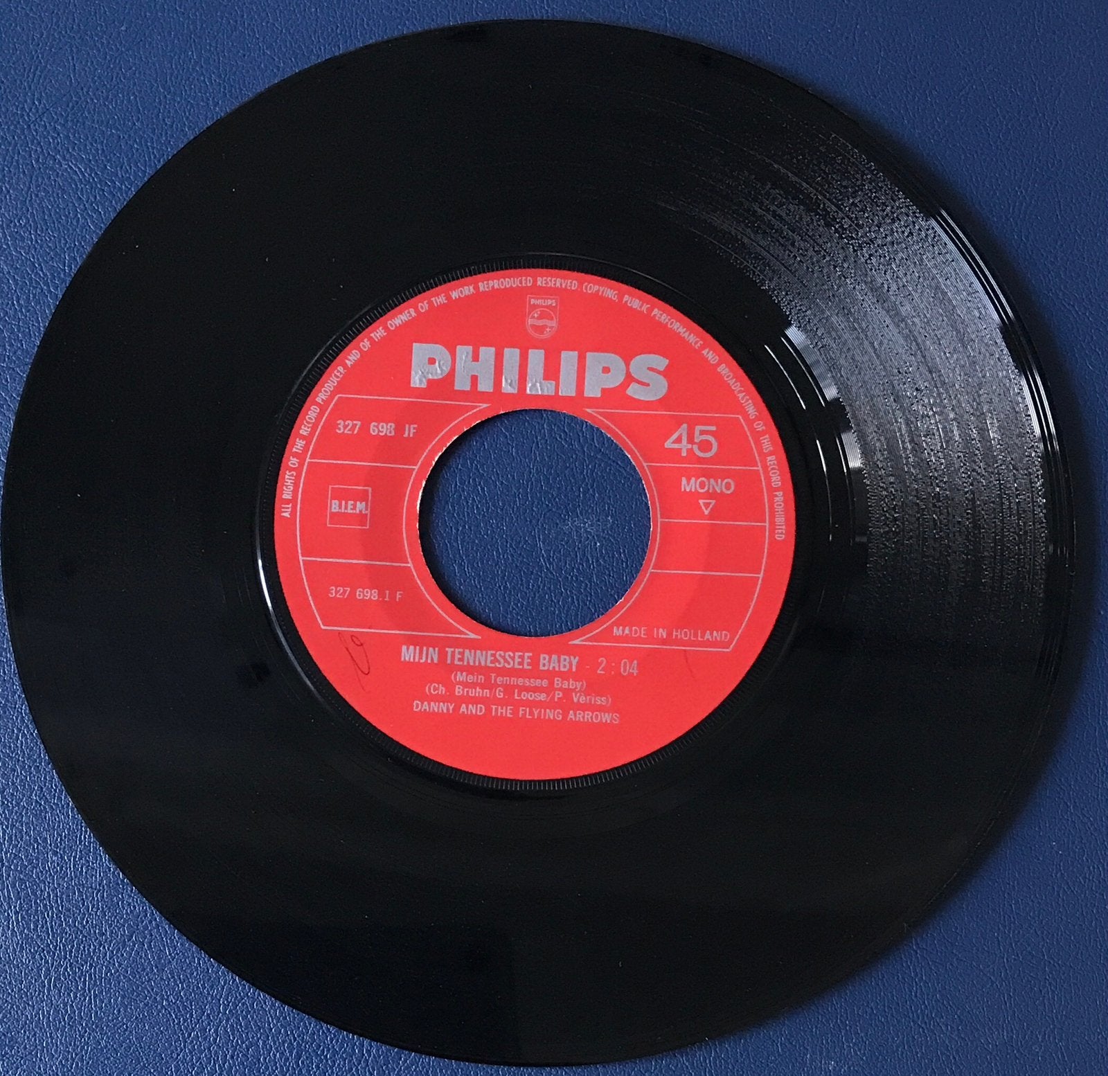Foto 4 van DANNY & his Flying Arrows - Mijn Tennessee baby/LAVA- TOPPER