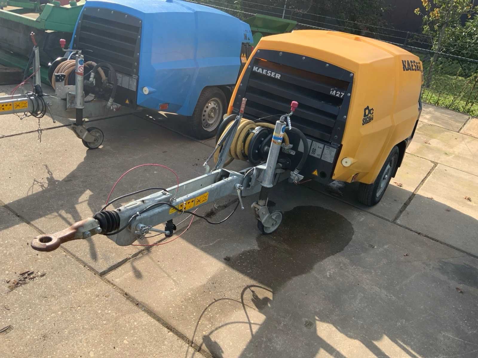 2017 Kaeser M27PE Compressoraanhangwagen, Gebruikt