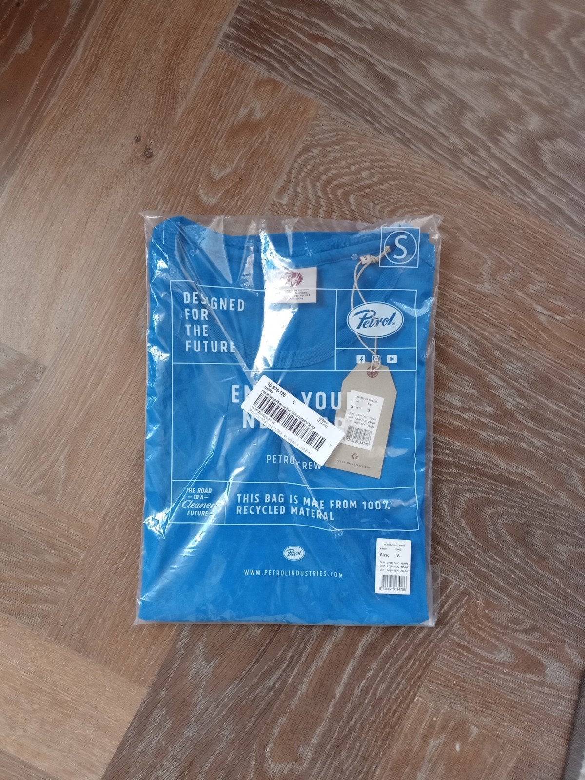 Petrol Industries nieuw Blauw singlet maat S, Ophalen of Verzenden, Nieuw, Blauw