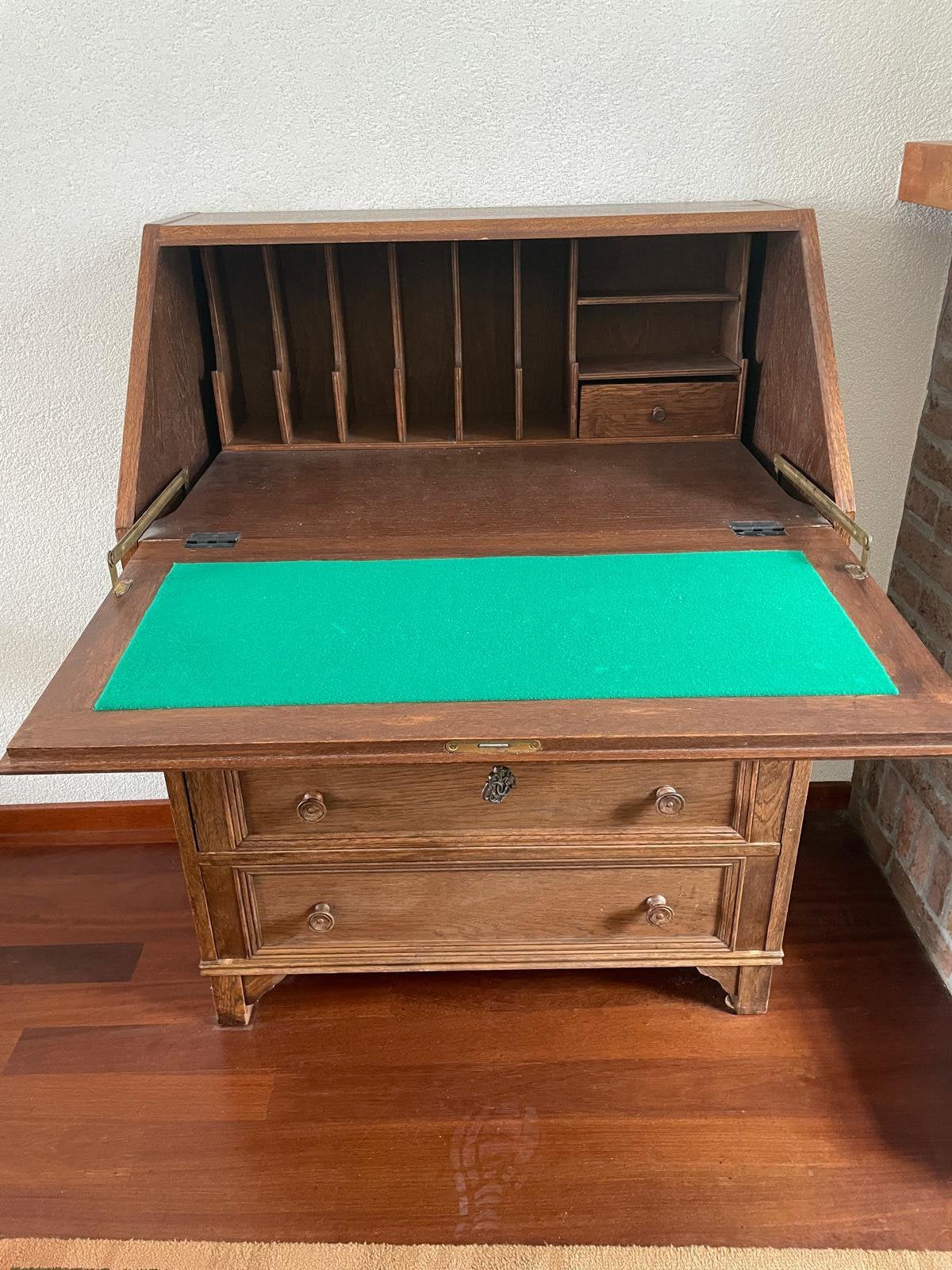 klassiek hout secretaire, Ophalen, Gebruikt, Klassiek