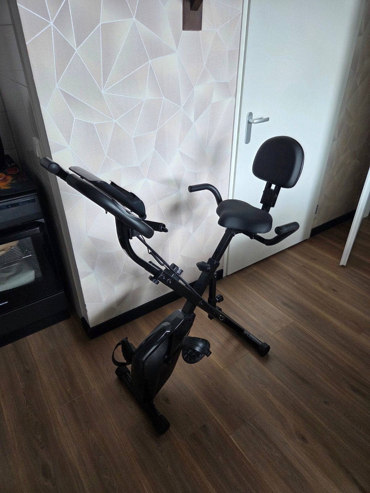 Opvouwbare hometrainer met rugleuning, Ophalen of Verzenden