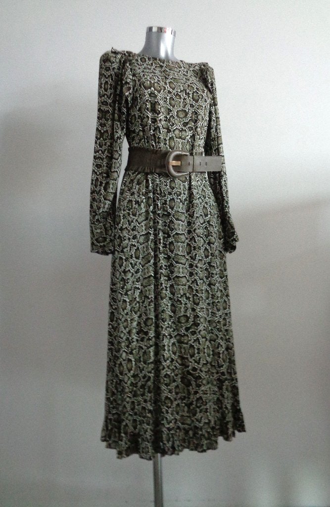 Essentiel Antwerp snake jurk viscose, maat 34 origineel, Verzenden, Zo goed als nieuw, Essentiel Antwerp, Maat 34 (XS) of kleiner