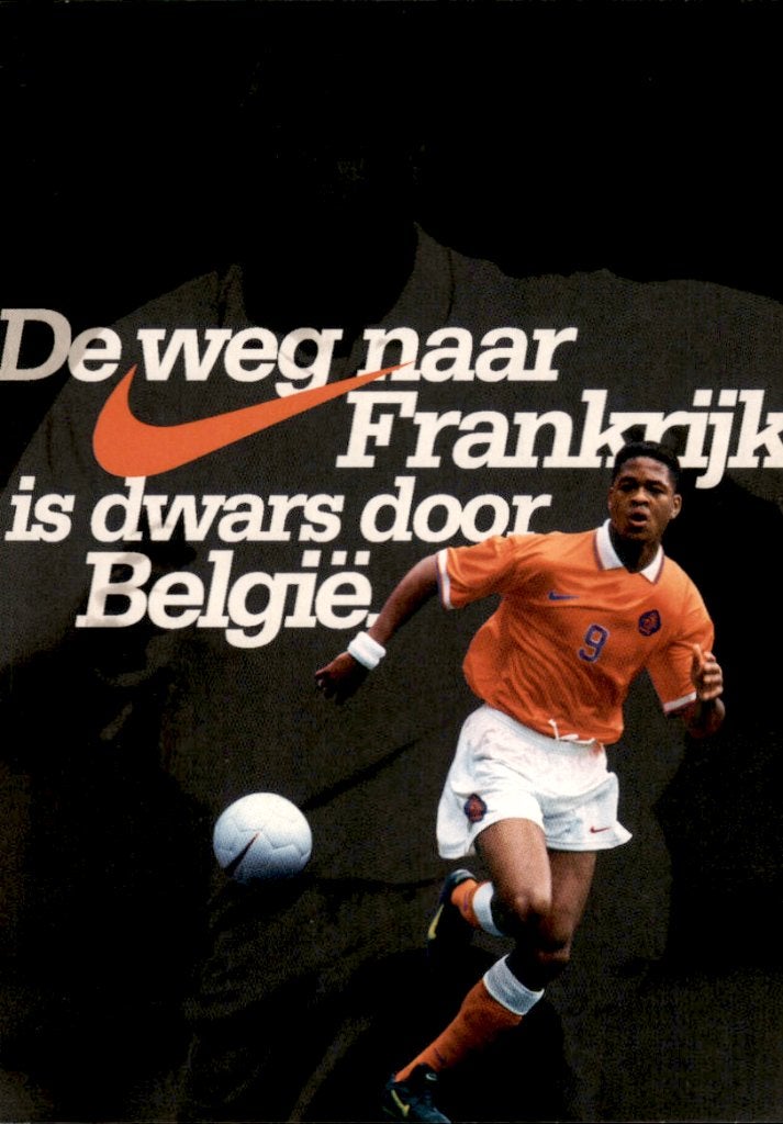 voetbal - oranje - Patrick Kluivert, Verzenden, 1980 tot heden, Ongelopen, Sport en Spel