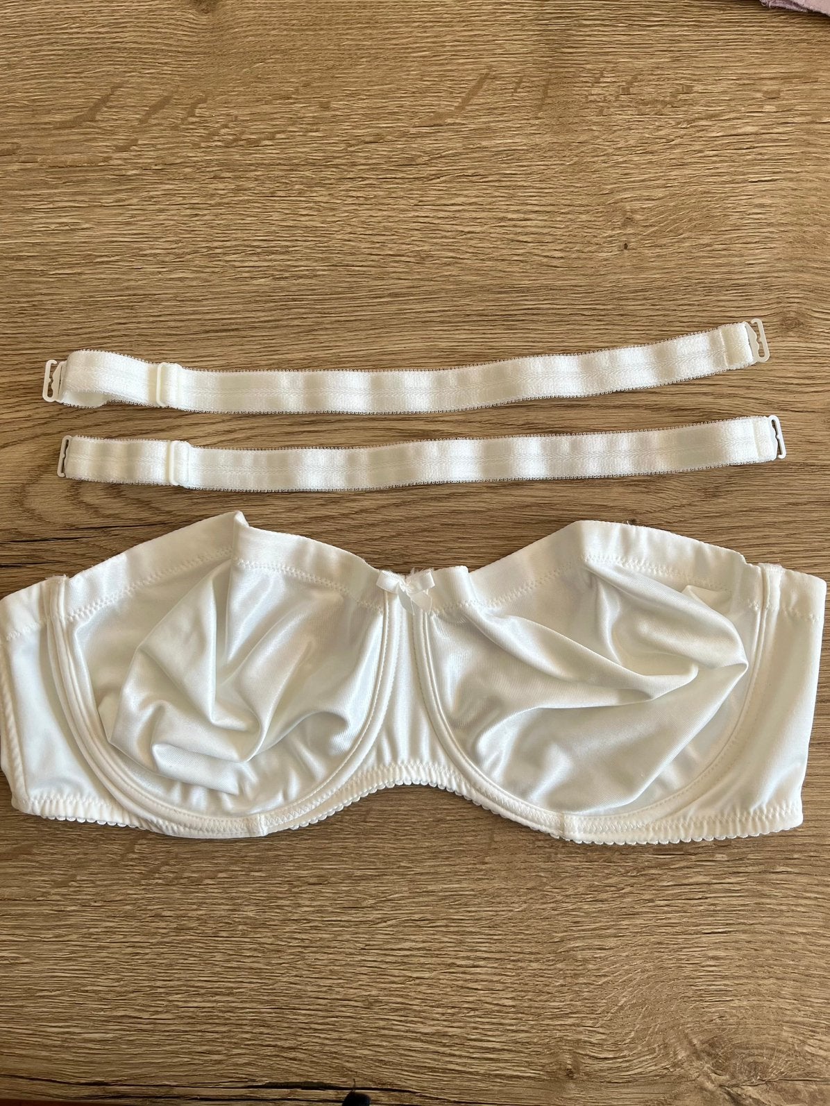 Prima donna 90D strapless ivoor satin, Kleding | Dames, Ondergoed en Lingerie, Overige kleuren, Verzenden, BH