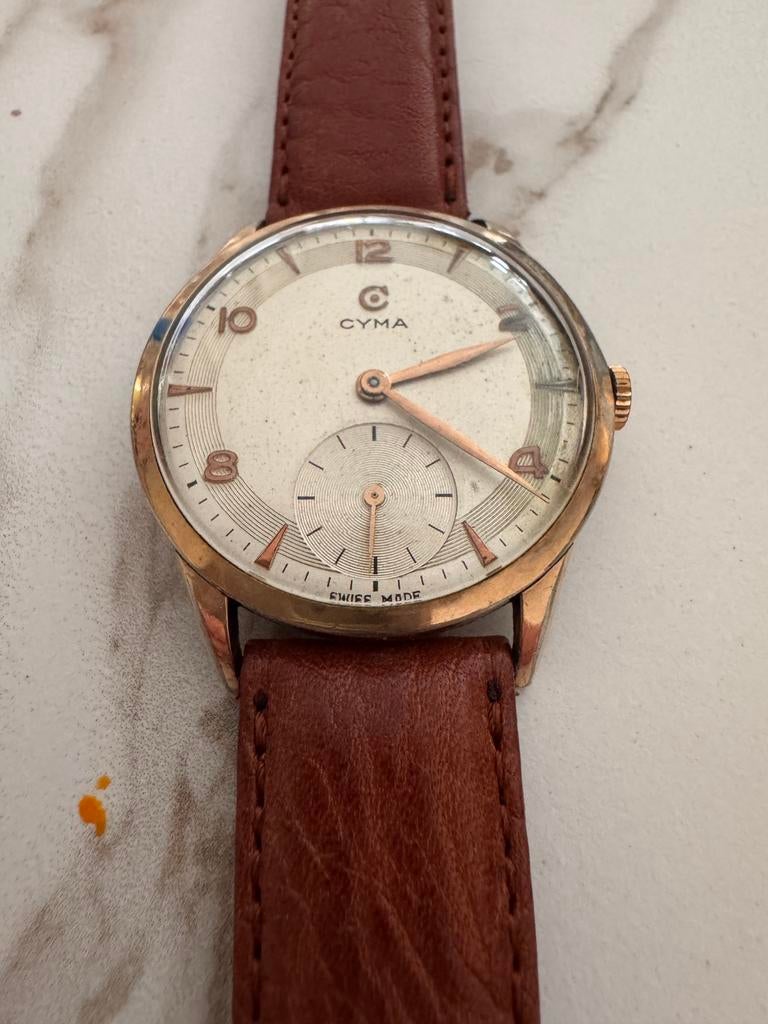 Cyma horloge – geïnspireerd op de “Dirty Dozen”, Overige merken, Staal, Met bandje, Polshorloge