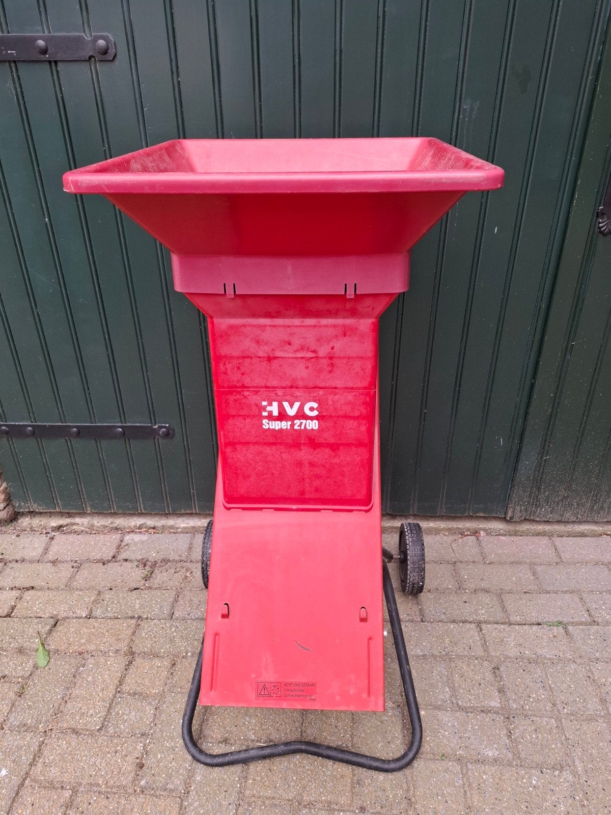 Hakselaar, Ophalen, Gebruikt