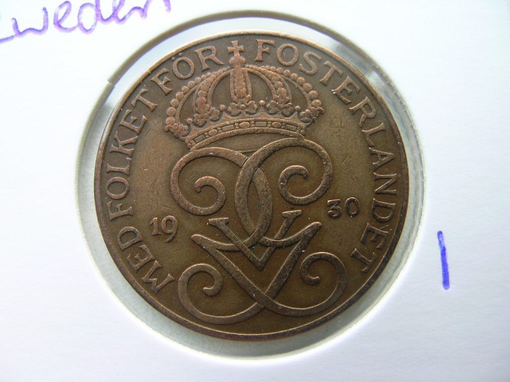 5 Ore 1930 Zweden, Postzegels en Munten, Ophalen of Verzenden, Overige landen, Losse munt