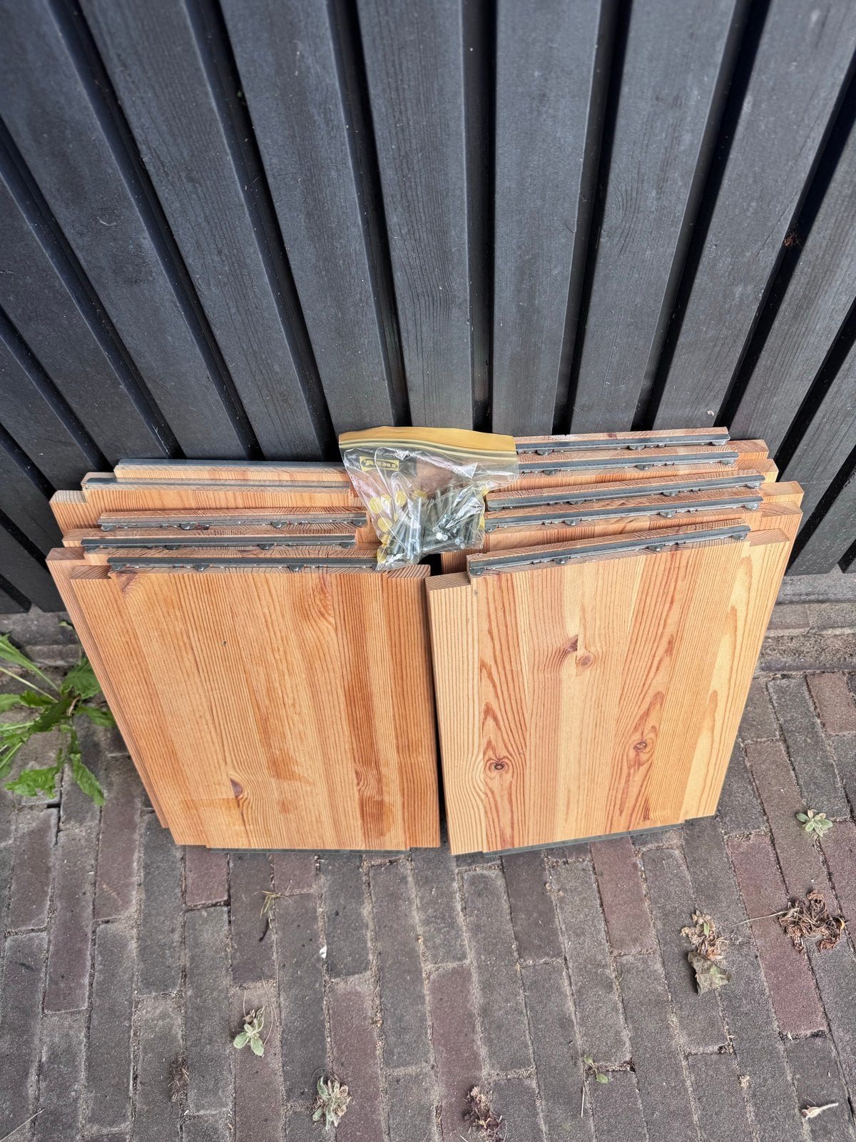 10 IKEA Ivar planken met beslag, 42x30 cm, Ophalen, Gebruikt