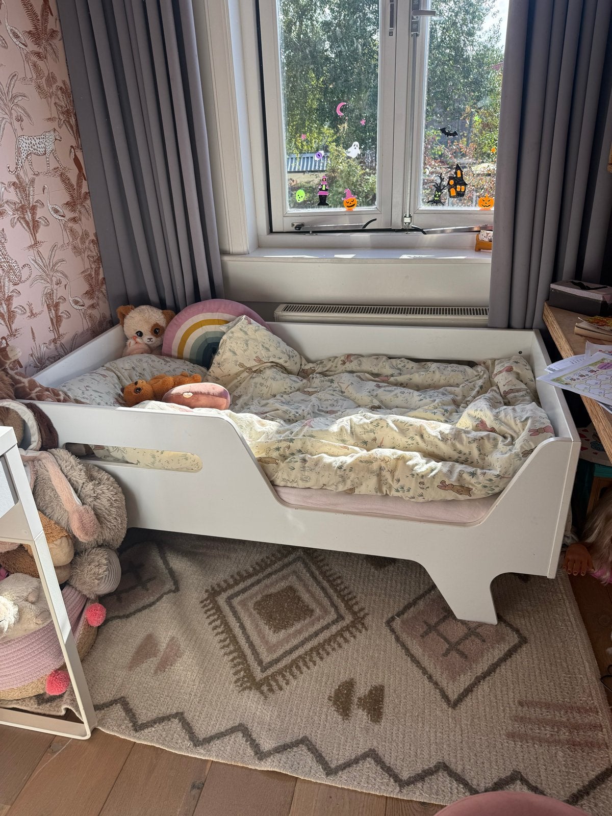 Wit kinderbed petit amélie 140x70, Kinderen en Baby's, Ophalen, Gebruikt, 70 tot 85 cm, 140 tot 160 cm