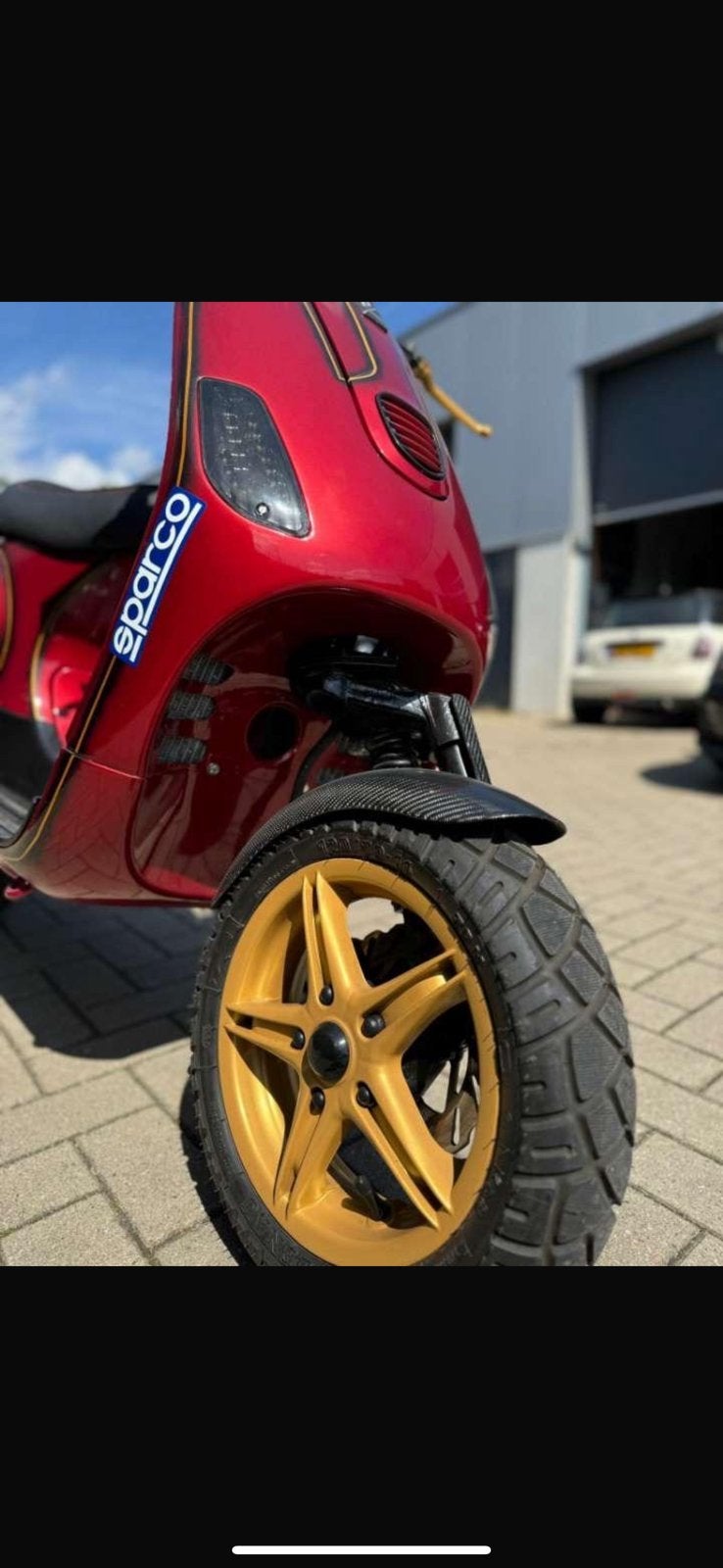 Vespa 180 cc, Ophalen
