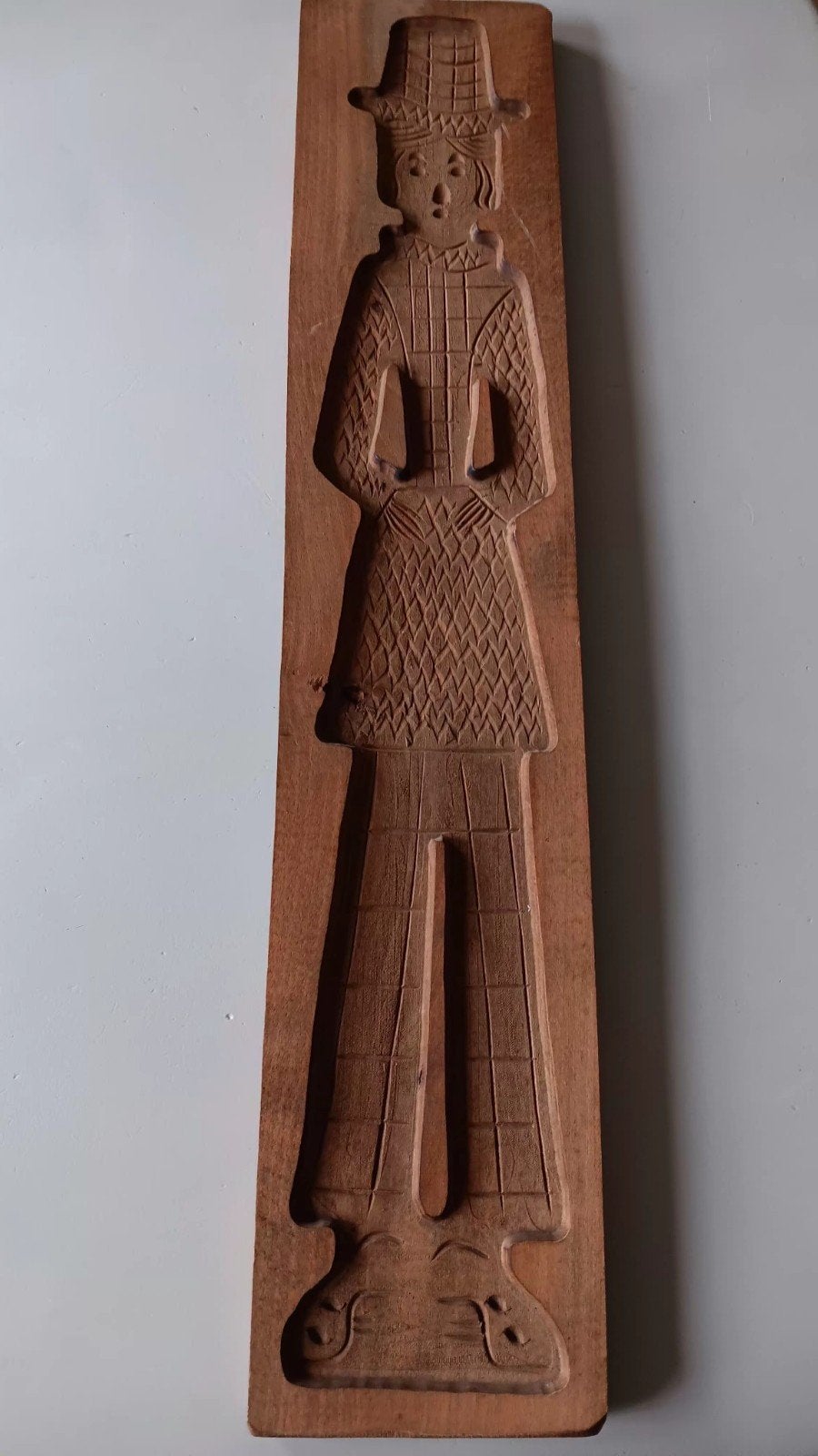 Speculaasplank met lange pop.
Onbehandeld hout en in mooie s, Ophalen of Verzenden