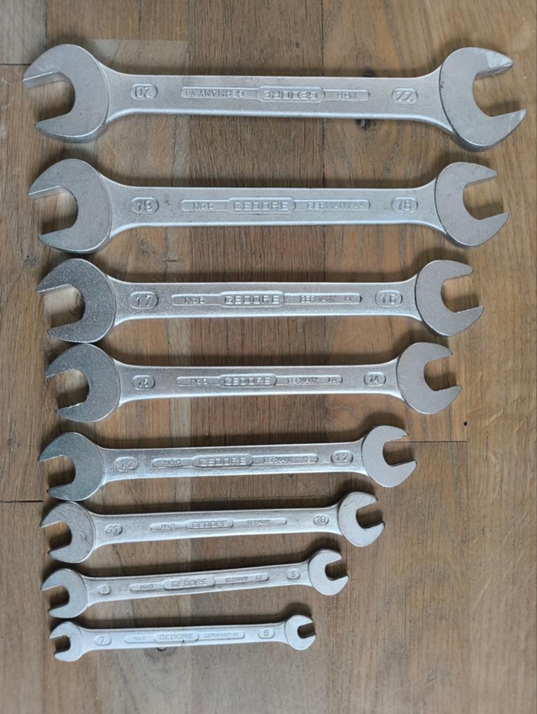 Gedore steek-steek sleutels, Doe-het-zelf en Verbouw, Gereedschap | Handgereedschap, Ophalen of Verzenden