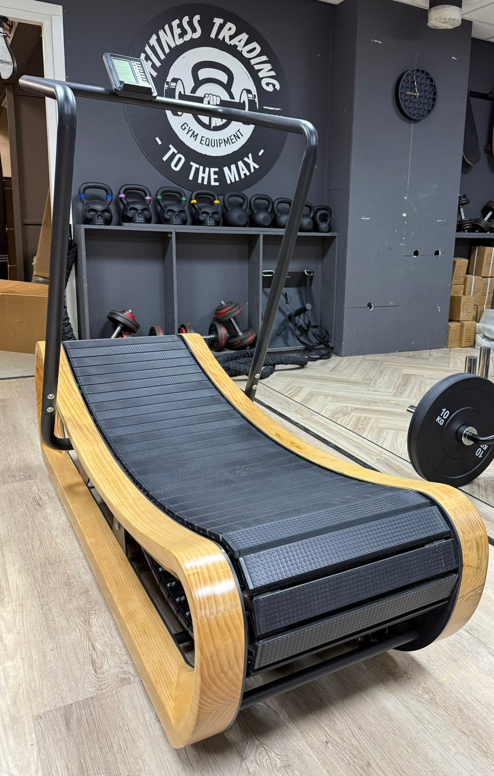 New wooden curved treadmill - nieuwe houten design loopband, Overige typen, Nieuw, Ophalen of Verzenden, .