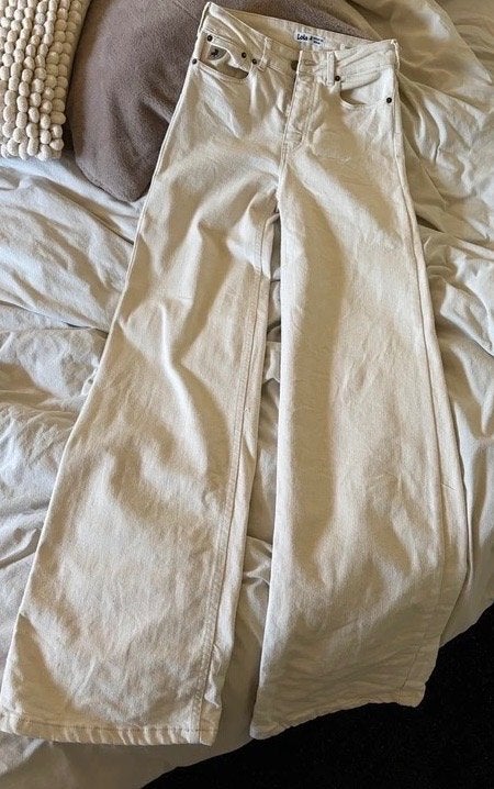 Lois palazzo creme jeans maat 26/34 nieuw, Overige kleuren, Nieuw, Ophalen of Verzenden, Lois
