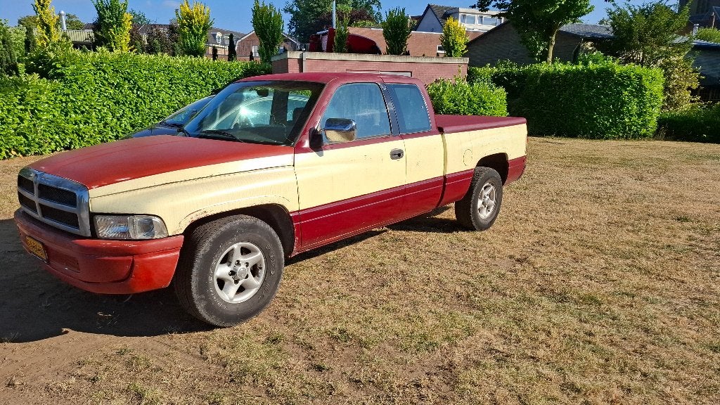 Dodge RAM Dodge RAM 1996 5.2L / grijs kenteken / T.E.A.B., Auto's, Bestelauto's, Automaat, Achterwielaandrijving, 2280 kg, 5200 cc