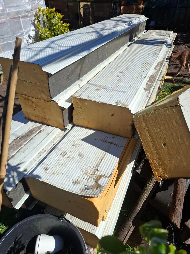Rest stukken pir isolatie 14cm, Ophalen, Hardschuim (Pir), 15 m² of meer