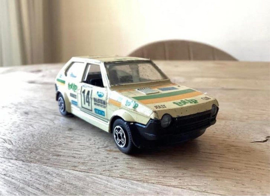Bburago Fiat Ritmo Rally – Totip uitvoering – Made in Italy, Ophalen of Verzenden, Gebruikt, Auto, Overige merken