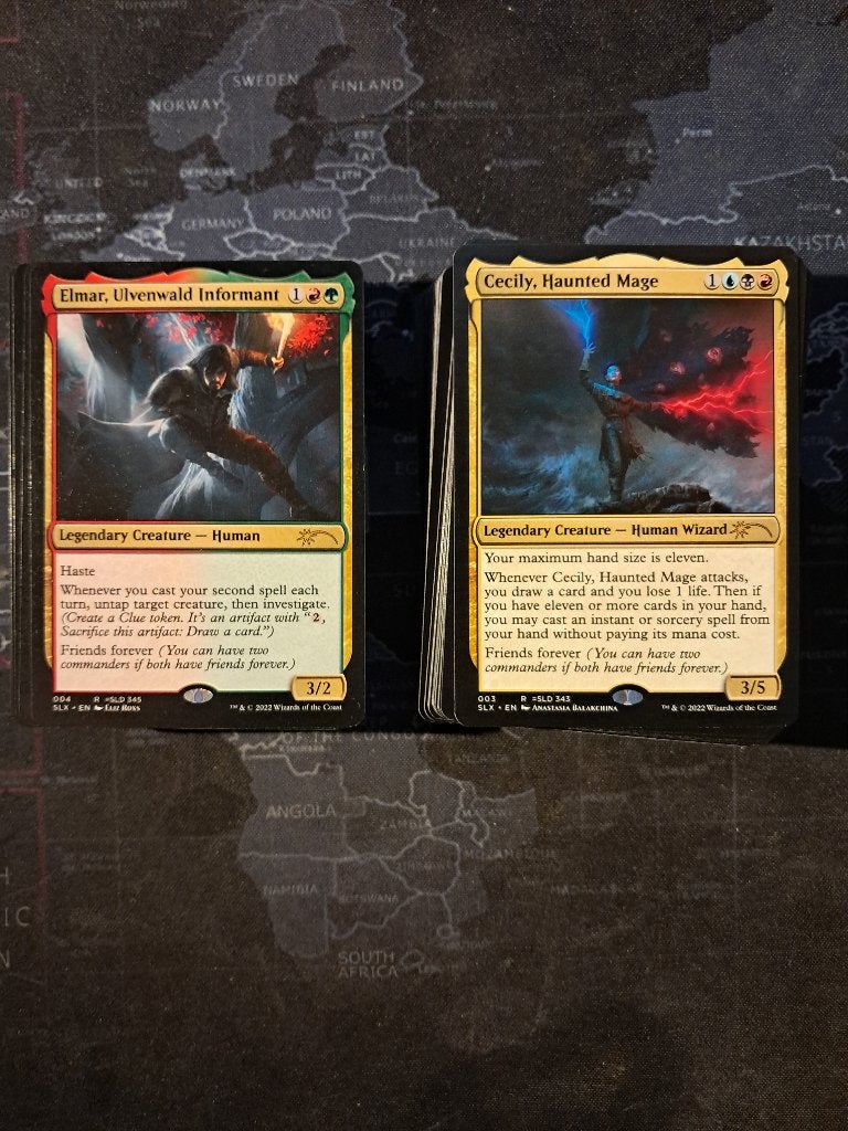 MTG Commander Budget Deck Elmar en Cecily 4 kleuren deck, Ophalen of Verzenden, Zo goed als nieuw, Speeldeck