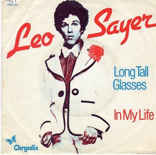 Leo Sayer – Long Tall Glasses (1974), Gebruikt, Fotohoes, 7 inch, Ophalen of Verzenden