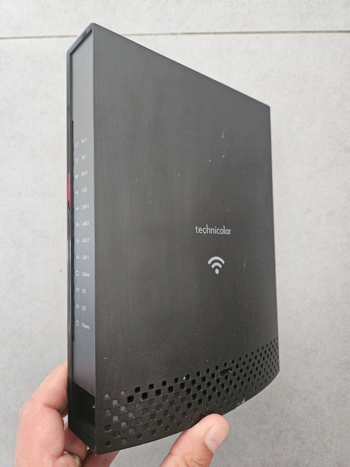 Technicolor TC7210.Z Ziggo Router met modem, Computers en Software, Routers en Modems, Ophalen of Verzenden, Gebruikt, Router met modem