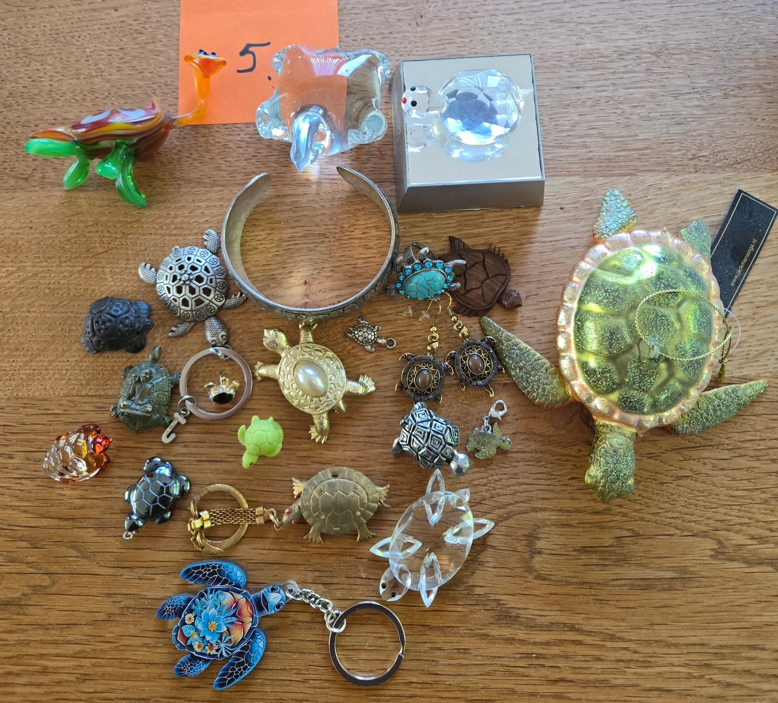 Schildpadden 5 dit zijn 109 stuks diverse materialen, Verzamelen, Dierenverzamelingen, Ophalen, Beeldje of Figuurtje