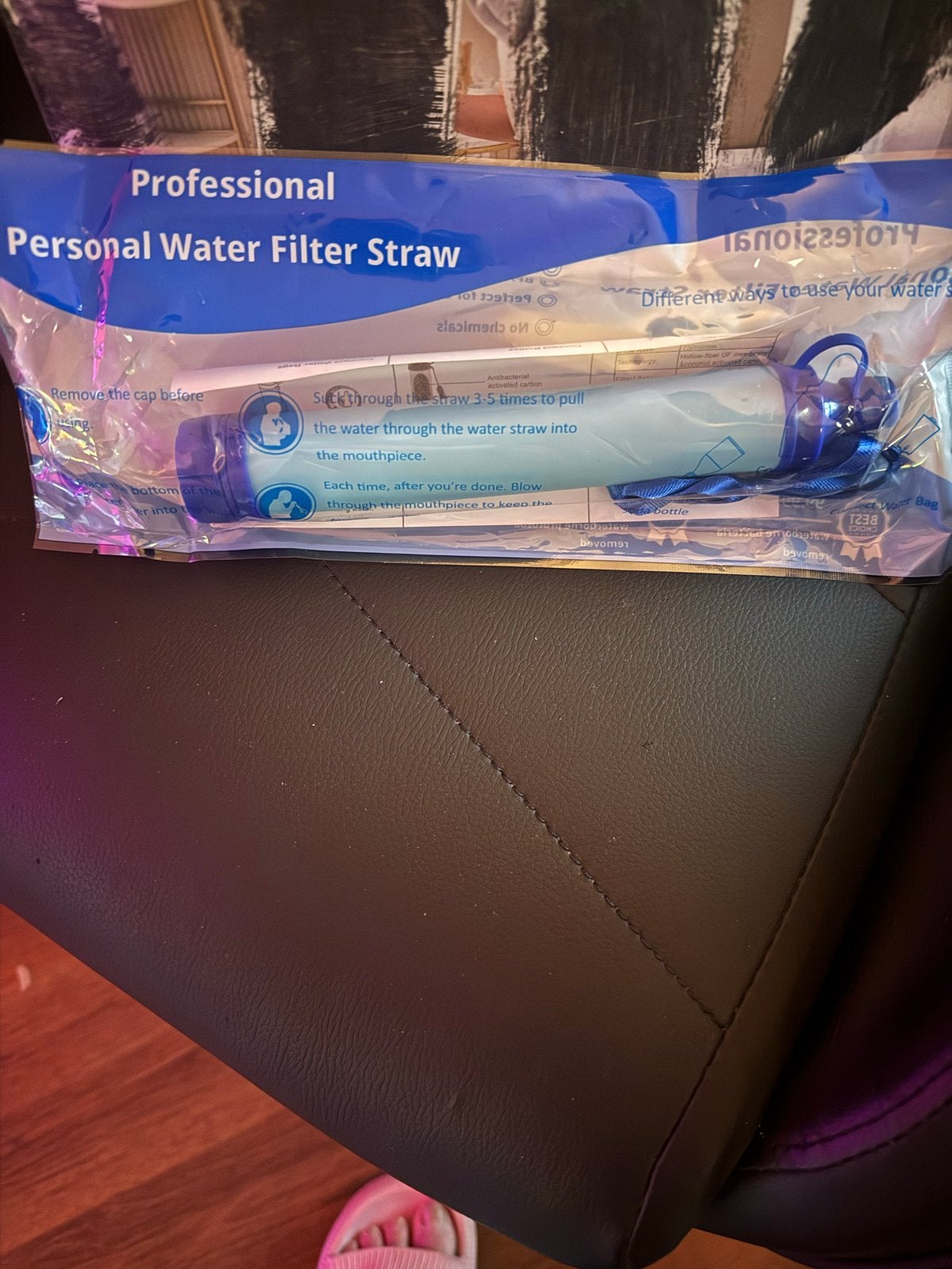 2x Professionele Persoonlijke Waterfilter Rietjes, Caravans en Kamperen, Ophalen of Verzenden, Nieuw