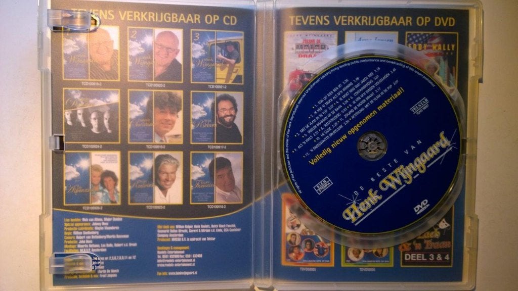 Henk Wijngaard - De Beste Van (DVD), Alle leeftijden, Ophalen of Verzenden, Zo goed als nieuw, Muziekvideo's