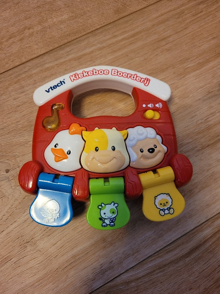 VTech Kiekeboe Boerderij interactief speelgoed, Ophalen of Verzenden, Zo goed als nieuw, 6 maanden tot 2 jaar