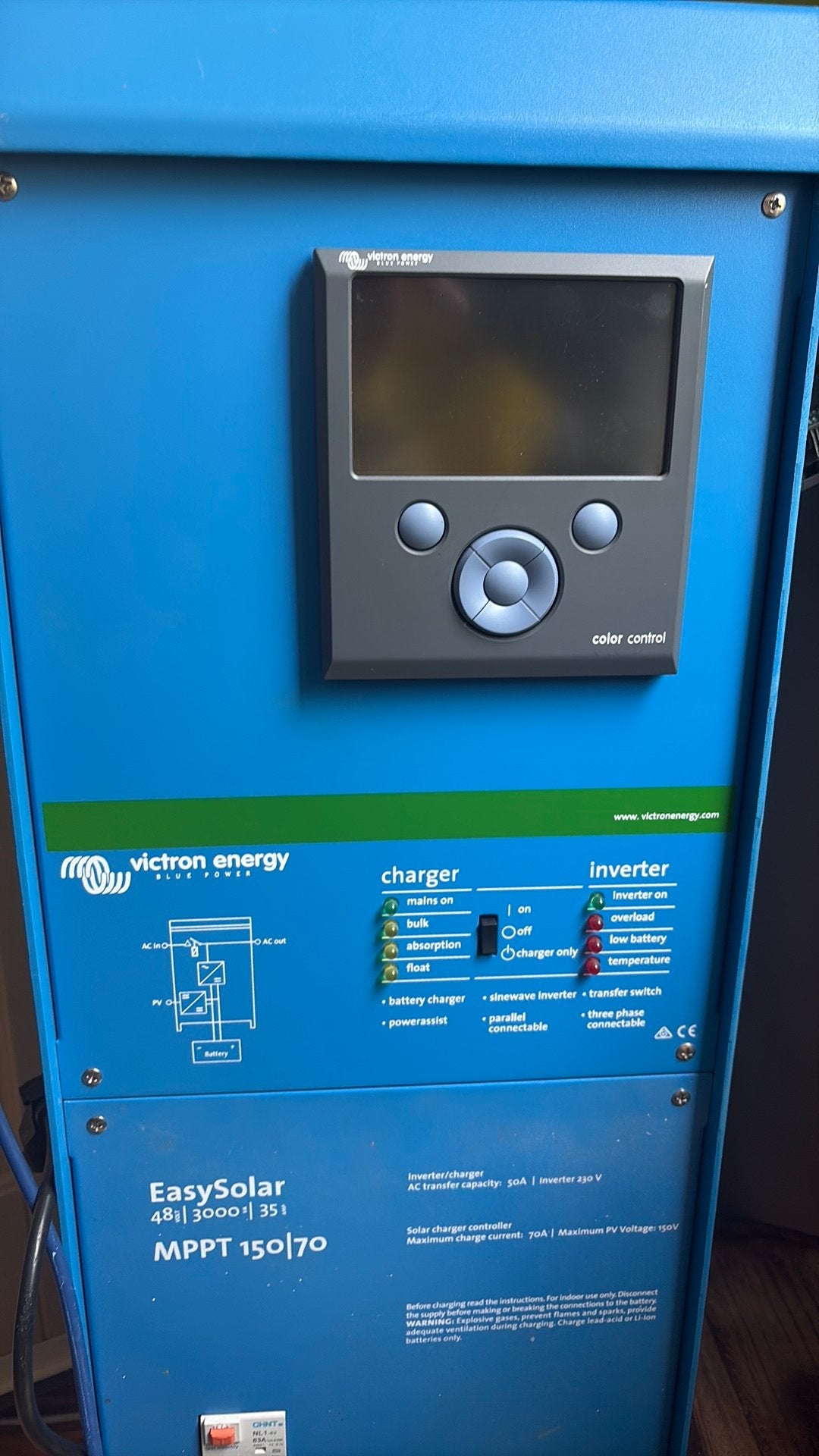 Victron EasySolar 48/3000/35, Ophalen, Gebruikt, Overige merken, Overige typen