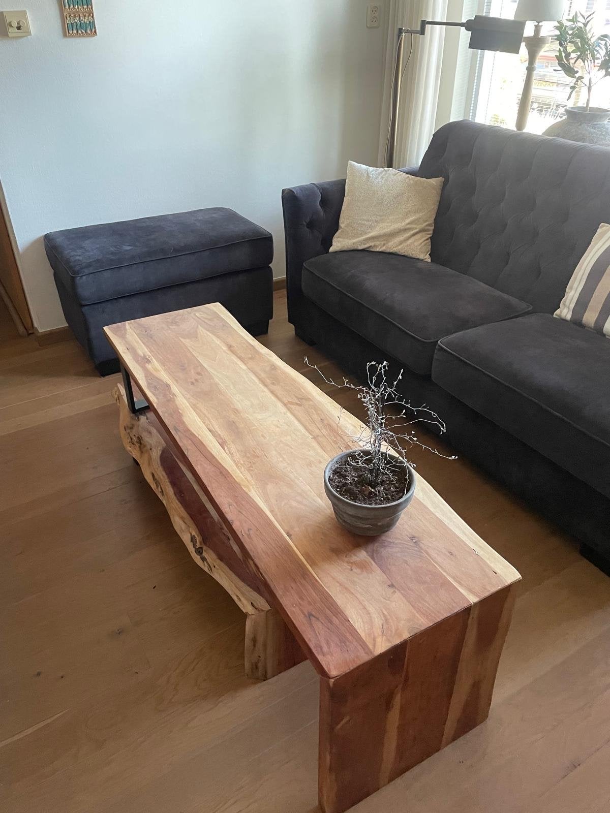 Bank, stoelen, tafel en kastje - Per stuk te koop, Ophalen, Gebruikt, Tweepersoons, 75 tot 100 cm