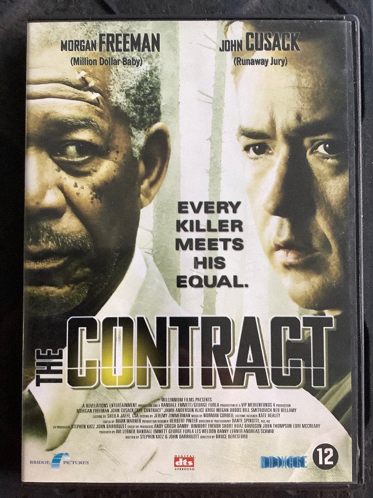 The Contract DVD - Krasvrij - Morgan Freeman, John Cusack, Engels, Nederlands, Actiethriller, Ophalen of Verzenden