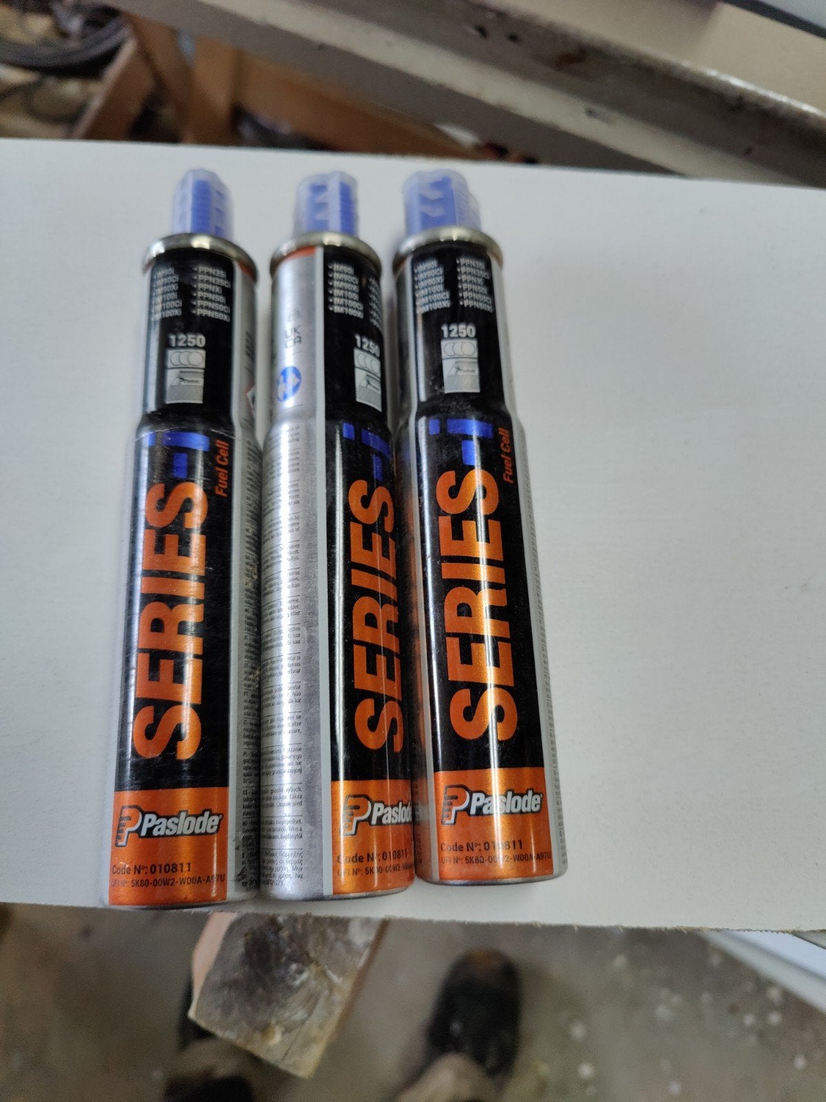 Paslode Im 90 gasbusjes- 3 stuks, Ophalen of Verzenden, Nieuw