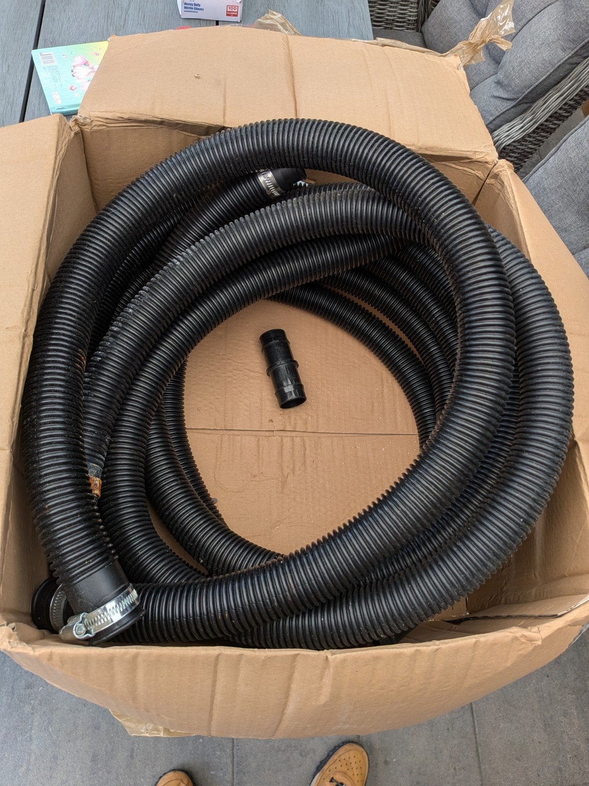 32mm zwarte solar slang, 9 meter nieuw + extra stukken, Ophalen, Nieuw