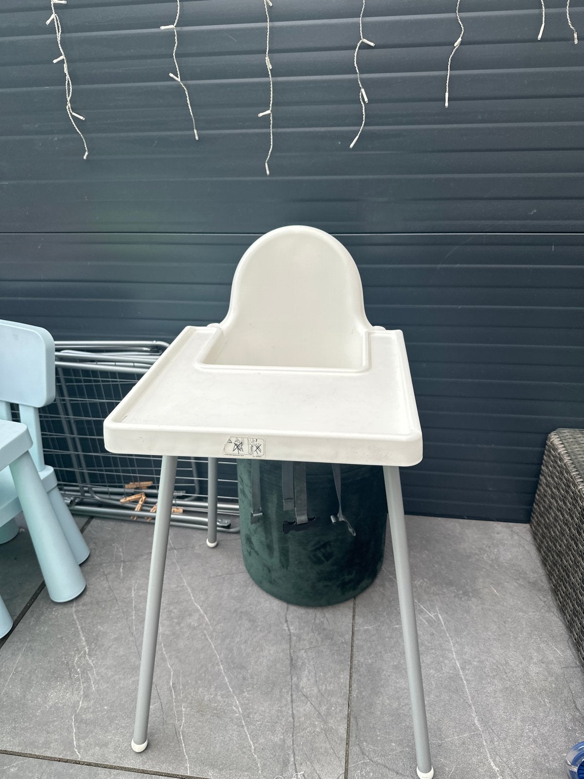 IKEA Antilop kinderstoel met eetblad, Ophalen of Verzenden, Gebruikt, Overige typen, Afneembaar eetblad