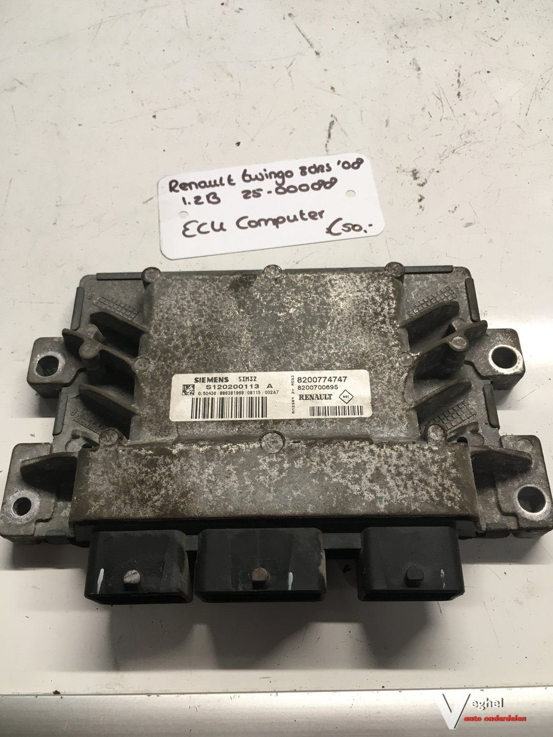 Renault Twingo 1.2 B 3drs 2008 2500088  ECU  8200774747, Auto-onderdelen, Gebruikt, -, -, Ophalen of Verzenden