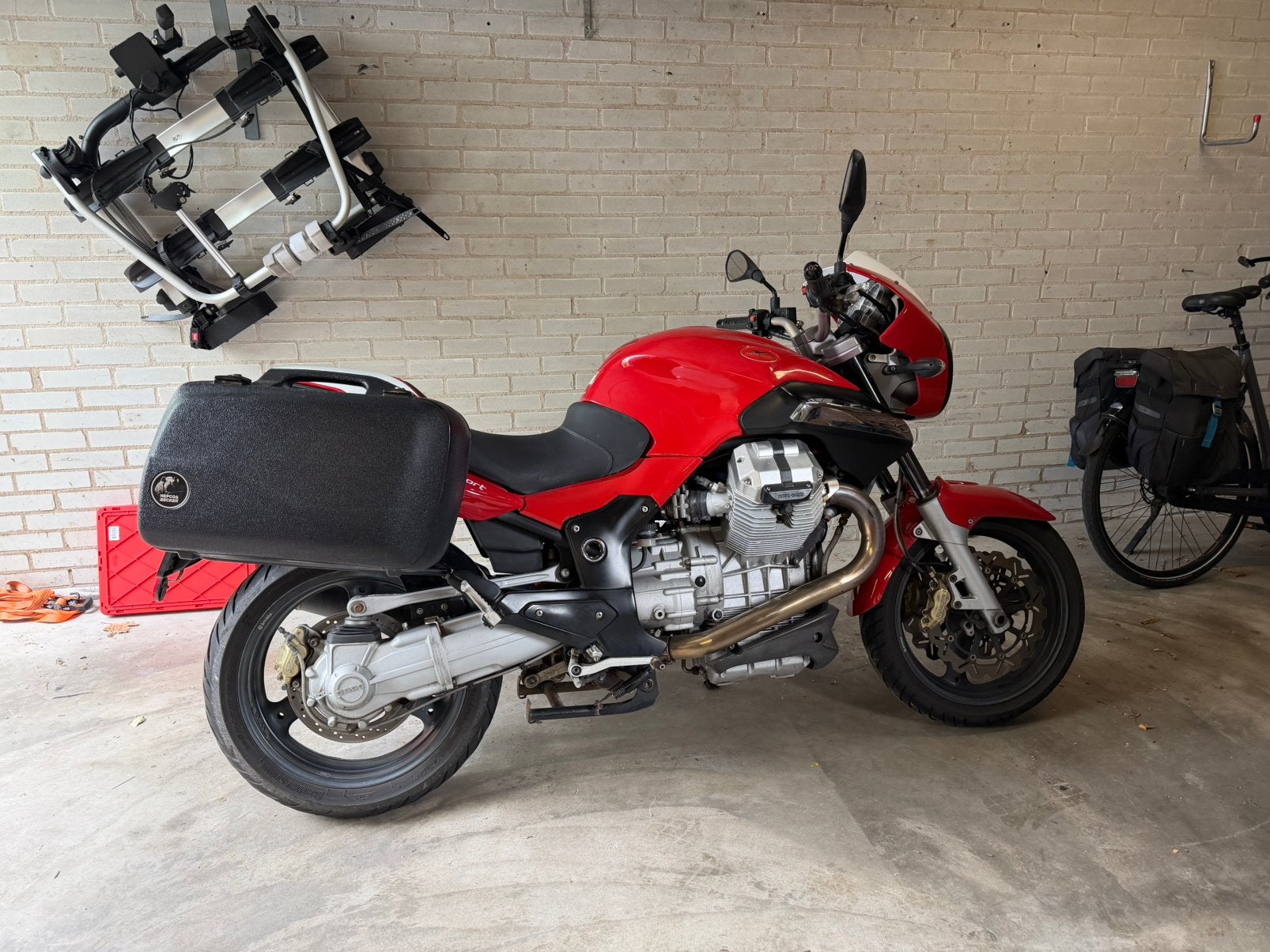 Moto Guzzi 1200 Sport, 2 cilinders, Motorrijbewijs A, Gebruikt, Sportuitlaat