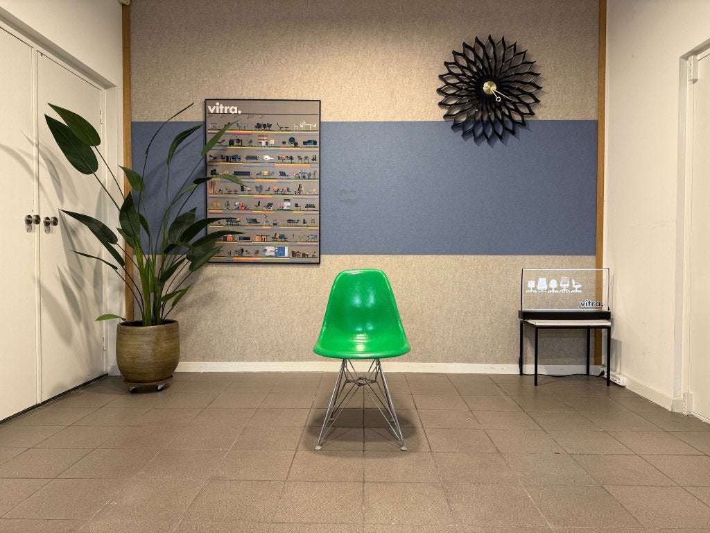 Vitra | Eames | DSR | Cadmium Green Fiberglass | 1x, Vitra, Ophalen of Verzenden, Vitra, Kunststof