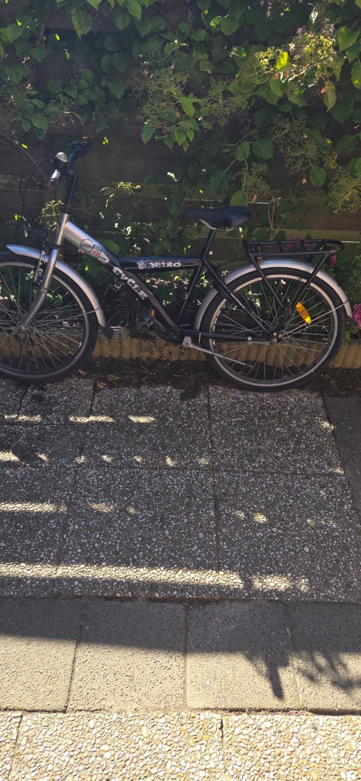 24 inch fiets met versnellingen en terugtraprem rem., Gebruikt, Velgrem, Versnellingen, Ophalen