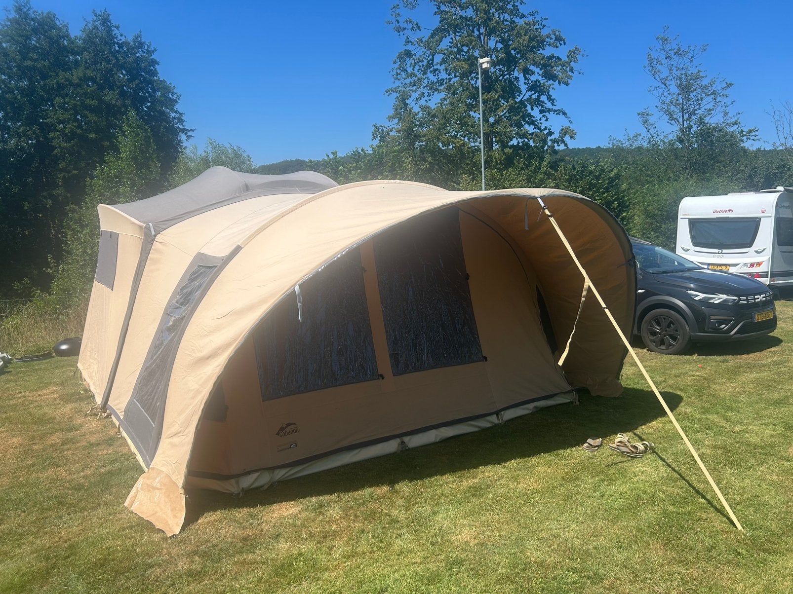 Cabanon Manga uit 2021 met extra luxe luifel en zonneluifel, Ophalen, Gebruikt, Meer dan 6