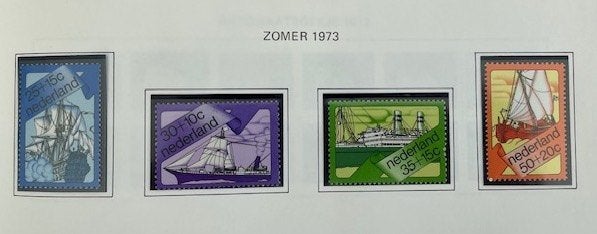 1973 Postfris 4x Zomerzegels NVPH 1026#1029, Postzegels en Munten, Ophalen of Verzenden, Na 1940, Postfris