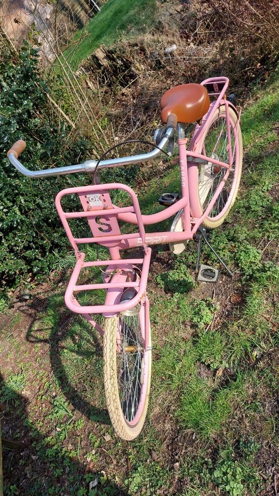 Roze Meisjesfiets meidenfiets Spirit Cargo meisjes fiets, Ophalen, Gebruikt, 16 inch