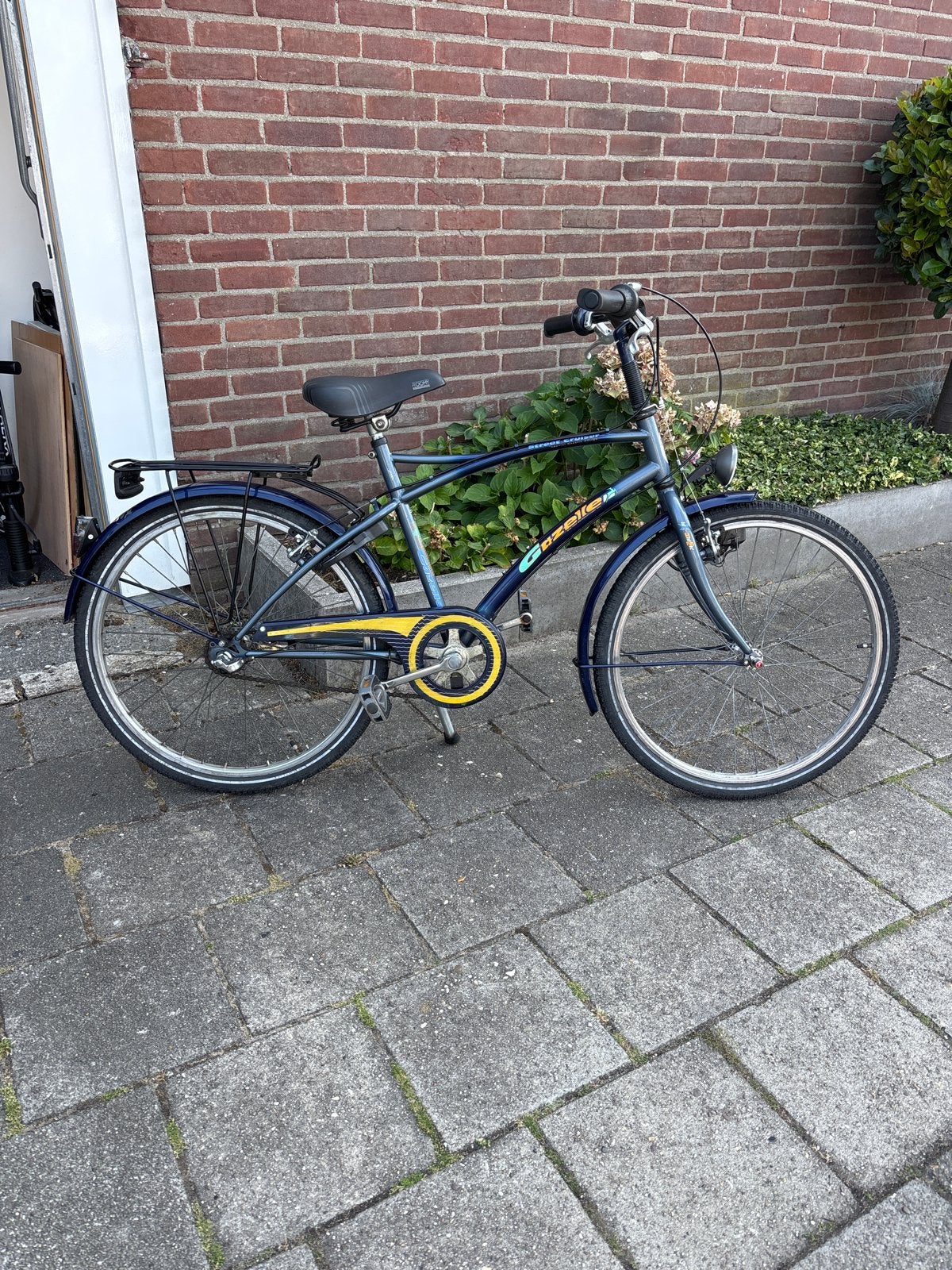 Gazelle Street Cruiser 24 inch jongensfiets met handremmen, Ophalen, Terugtraprem, Handrem, Gebruikt